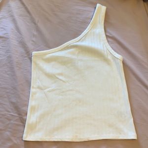 Off the shoulder crop top.